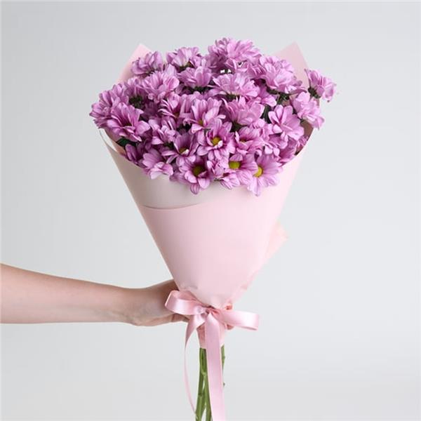 Pembe Papatyalar Çiçek Buketi