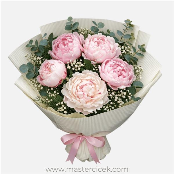 Pembe Şakayık Buketi